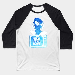 Blue TV by bluethebone Baseball T-Shirt